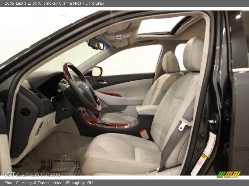 Smokey Granite Mica / Light Gray 2009 Lexus ES 350