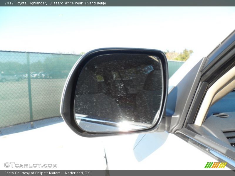 Blizzard White Pearl / Sand Beige 2012 Toyota Highlander