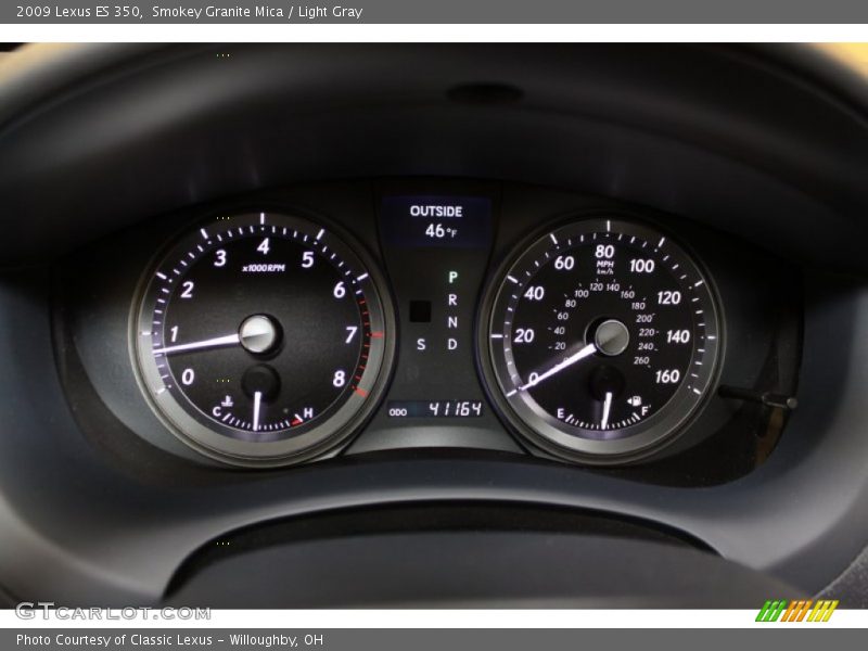 Smokey Granite Mica / Light Gray 2009 Lexus ES 350