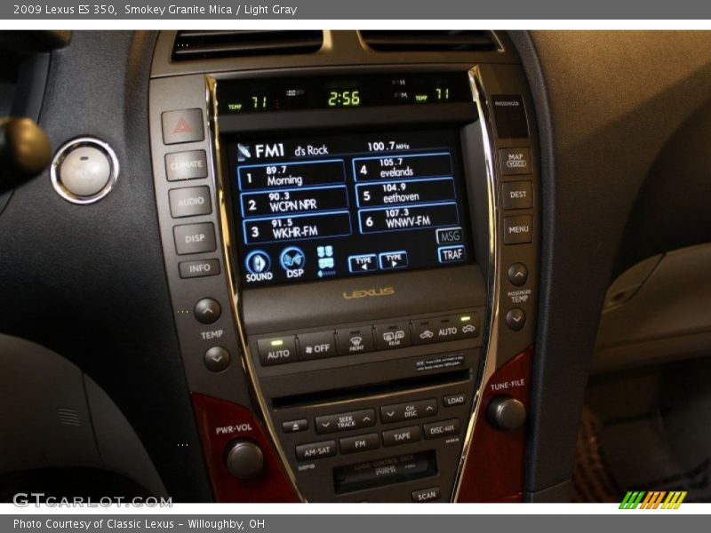 Smokey Granite Mica / Light Gray 2009 Lexus ES 350