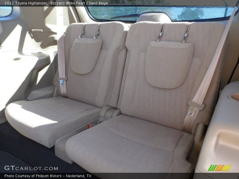 Blizzard White Pearl / Sand Beige 2012 Toyota Highlander