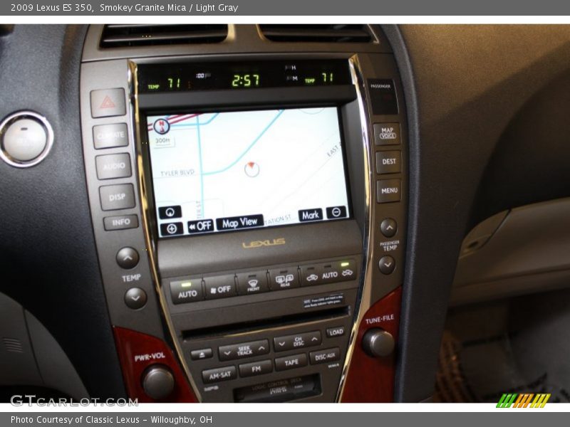 Smokey Granite Mica / Light Gray 2009 Lexus ES 350