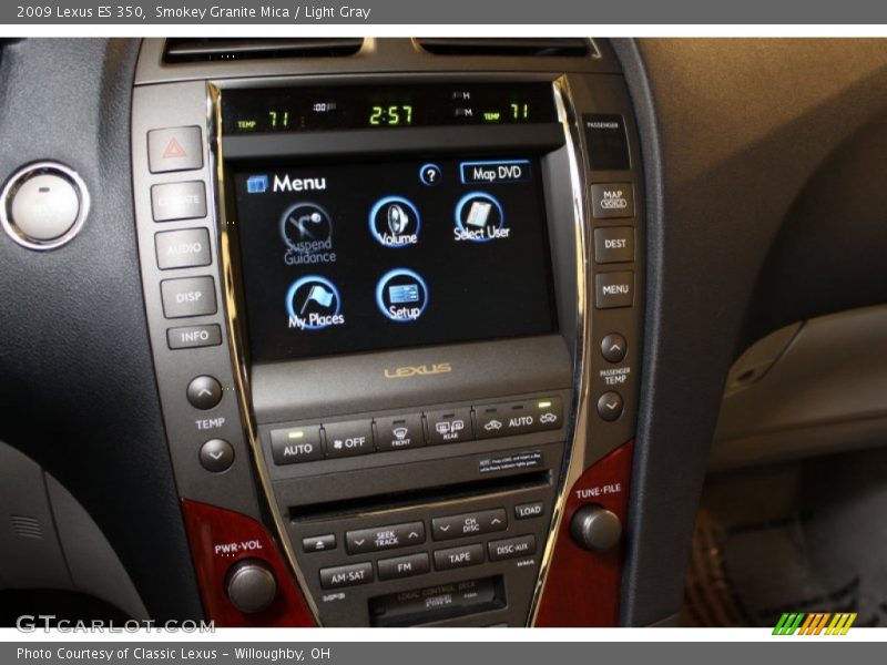 Smokey Granite Mica / Light Gray 2009 Lexus ES 350
