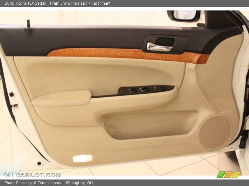 Premium White Pearl / Parchment 2005 Acura TSX Sedan