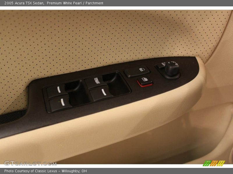 Premium White Pearl / Parchment 2005 Acura TSX Sedan