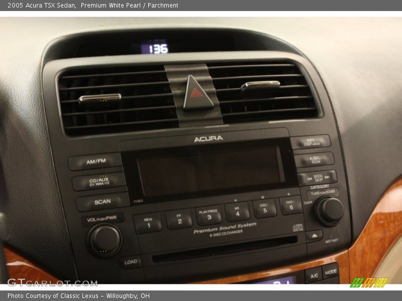 Premium White Pearl / Parchment 2005 Acura TSX Sedan
