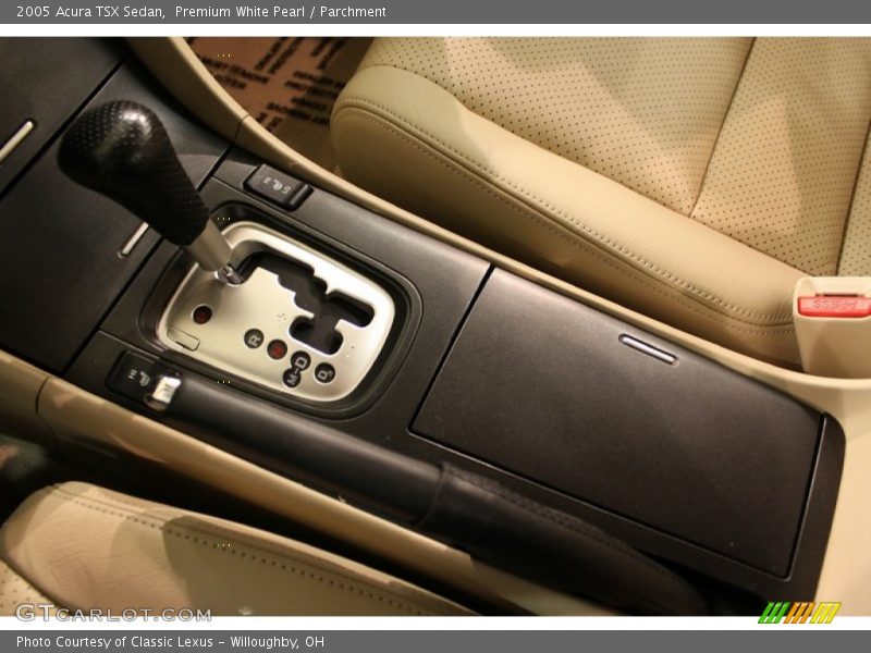 Premium White Pearl / Parchment 2005 Acura TSX Sedan