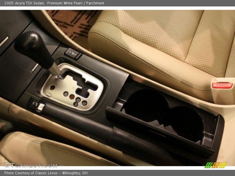 Premium White Pearl / Parchment 2005 Acura TSX Sedan