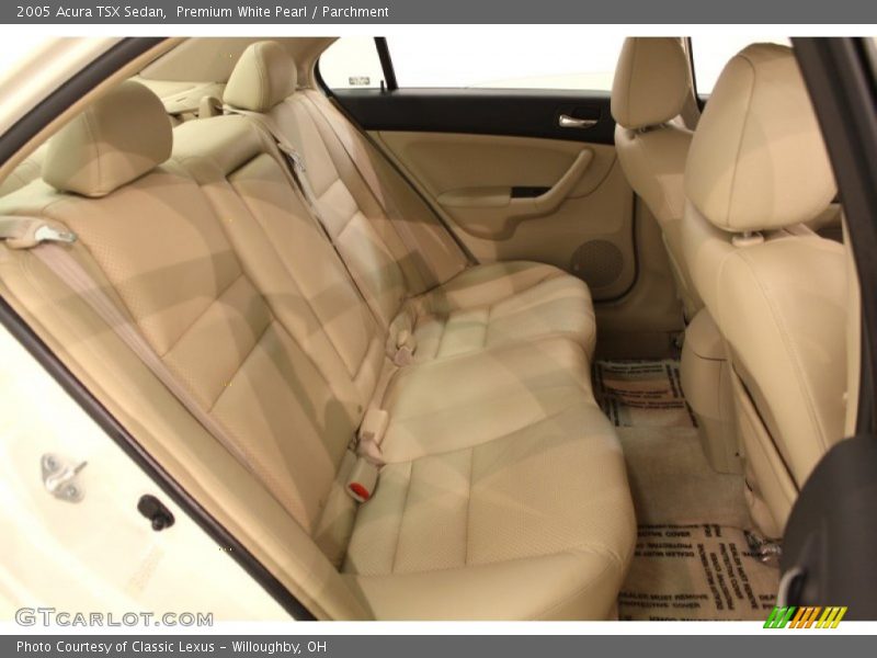 Premium White Pearl / Parchment 2005 Acura TSX Sedan