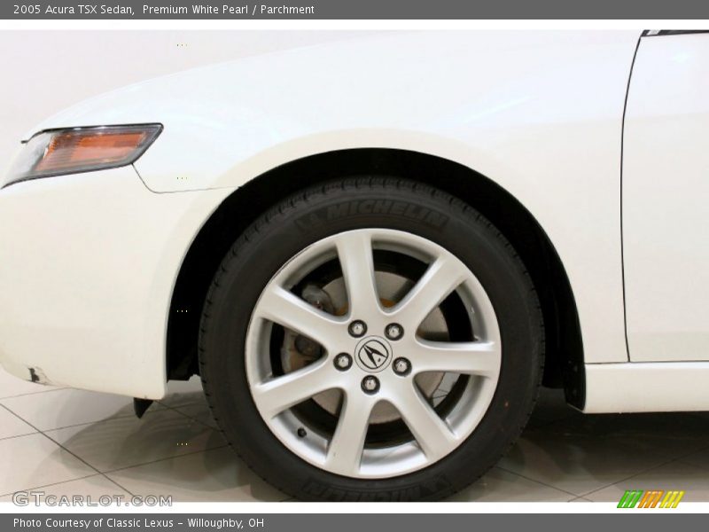 Premium White Pearl / Parchment 2005 Acura TSX Sedan