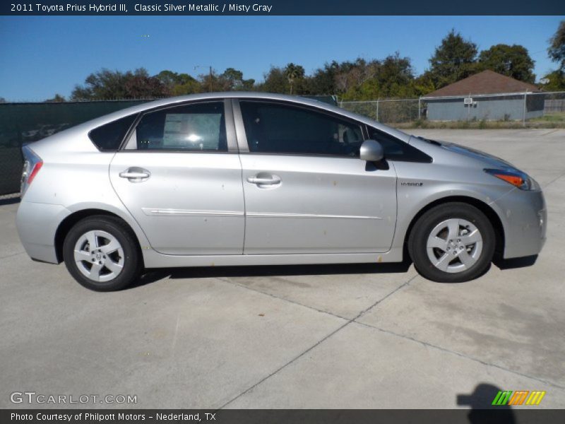 Classic Silver Metallic / Misty Gray 2011 Toyota Prius Hybrid III