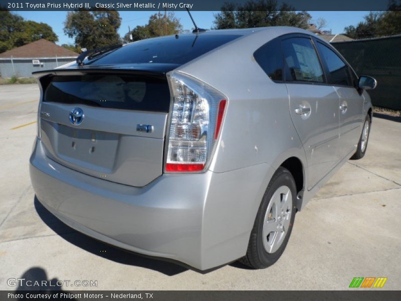 Classic Silver Metallic / Misty Gray 2011 Toyota Prius Hybrid III