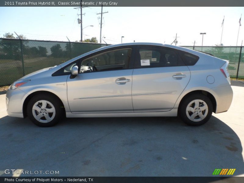 Classic Silver Metallic / Misty Gray 2011 Toyota Prius Hybrid III