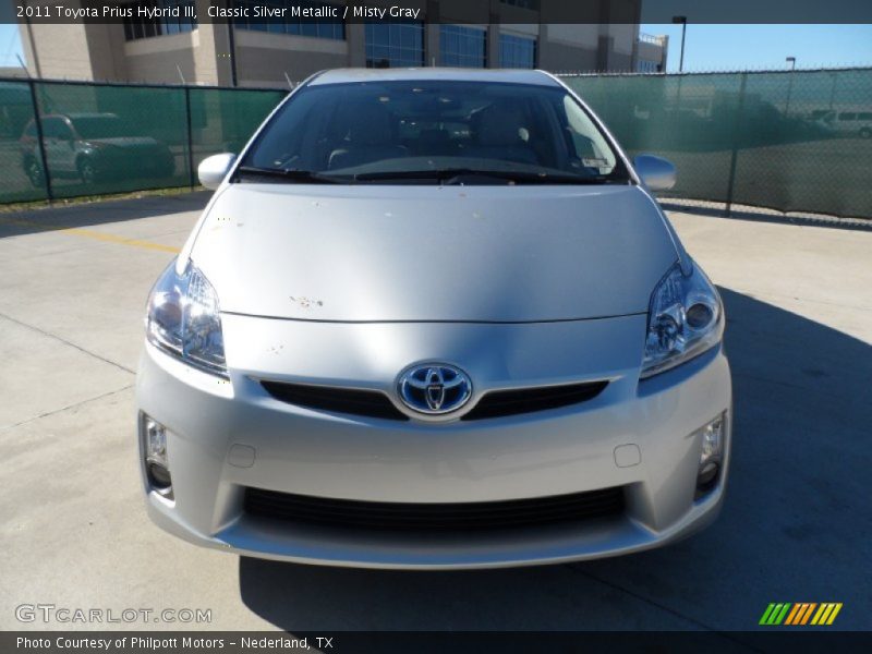Classic Silver Metallic / Misty Gray 2011 Toyota Prius Hybrid III
