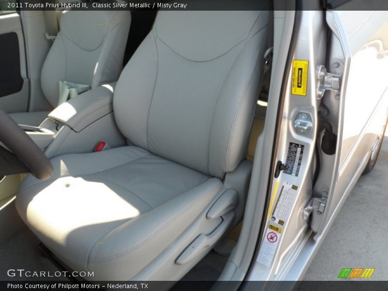 Classic Silver Metallic / Misty Gray 2011 Toyota Prius Hybrid III