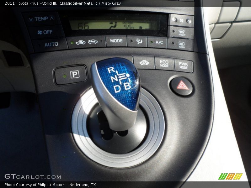 Classic Silver Metallic / Misty Gray 2011 Toyota Prius Hybrid III