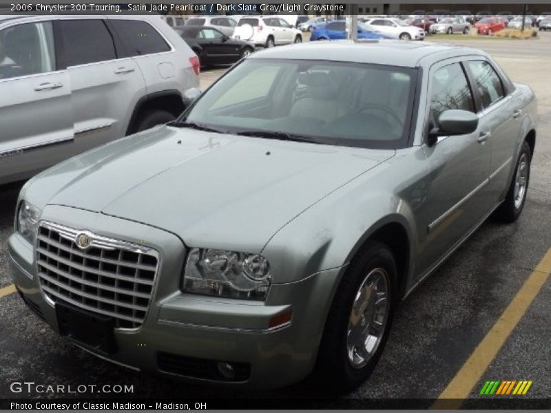 Satin Jade Pearlcoat / Dark Slate Gray/Light Graystone 2006 Chrysler 300 Touring