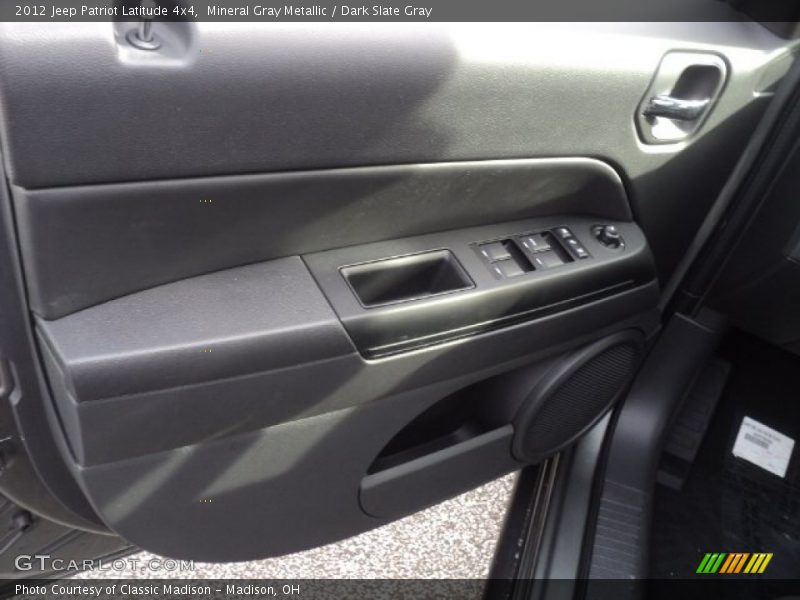 Mineral Gray Metallic / Dark Slate Gray 2012 Jeep Patriot Latitude 4x4