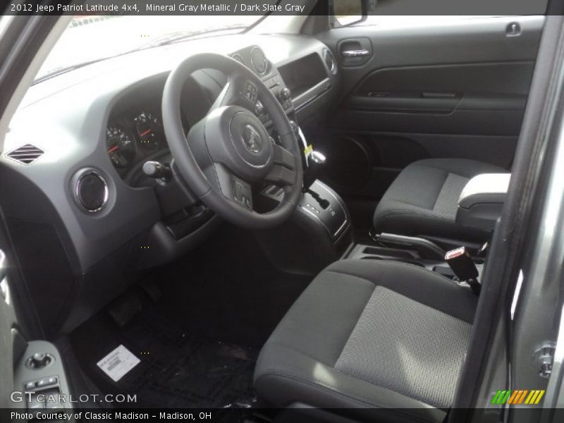 Mineral Gray Metallic / Dark Slate Gray 2012 Jeep Patriot Latitude 4x4