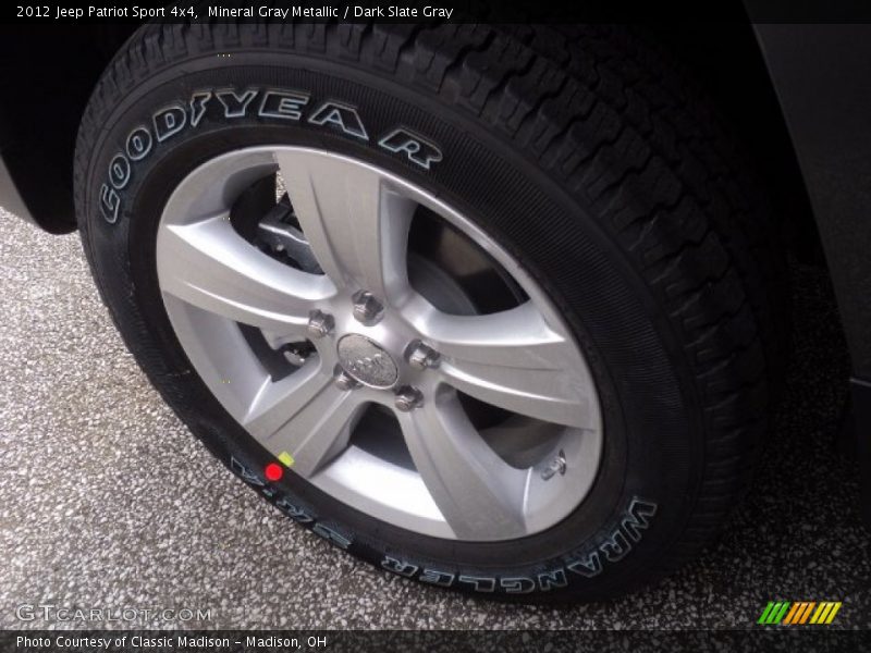 Mineral Gray Metallic / Dark Slate Gray 2012 Jeep Patriot Sport 4x4