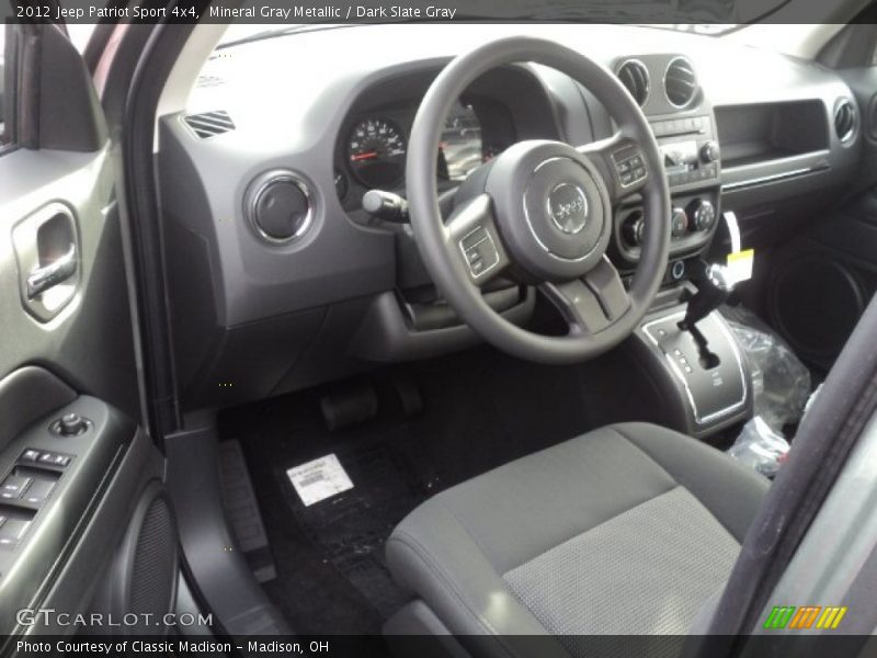 Mineral Gray Metallic / Dark Slate Gray 2012 Jeep Patriot Sport 4x4
