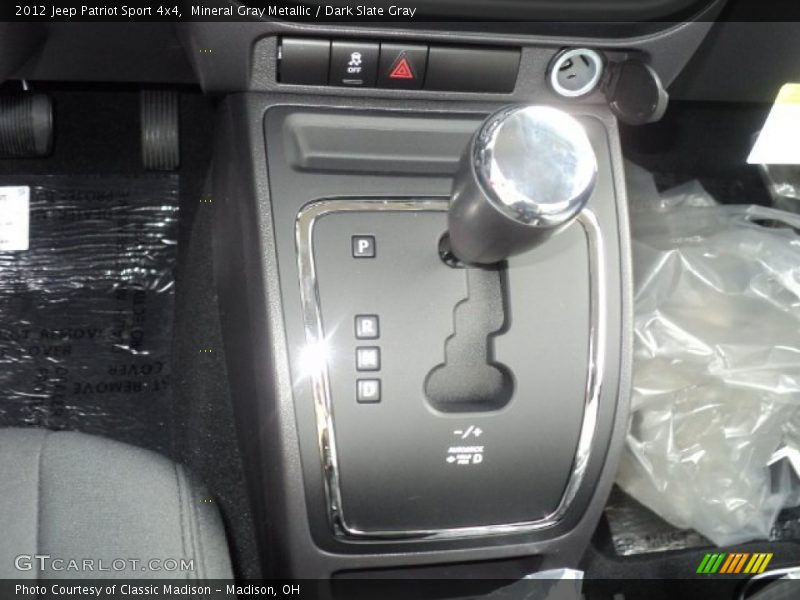  2012 Patriot Sport 4x4 CVT II Automatic Shifter
