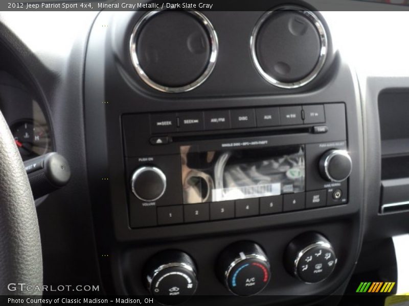 Mineral Gray Metallic / Dark Slate Gray 2012 Jeep Patriot Sport 4x4