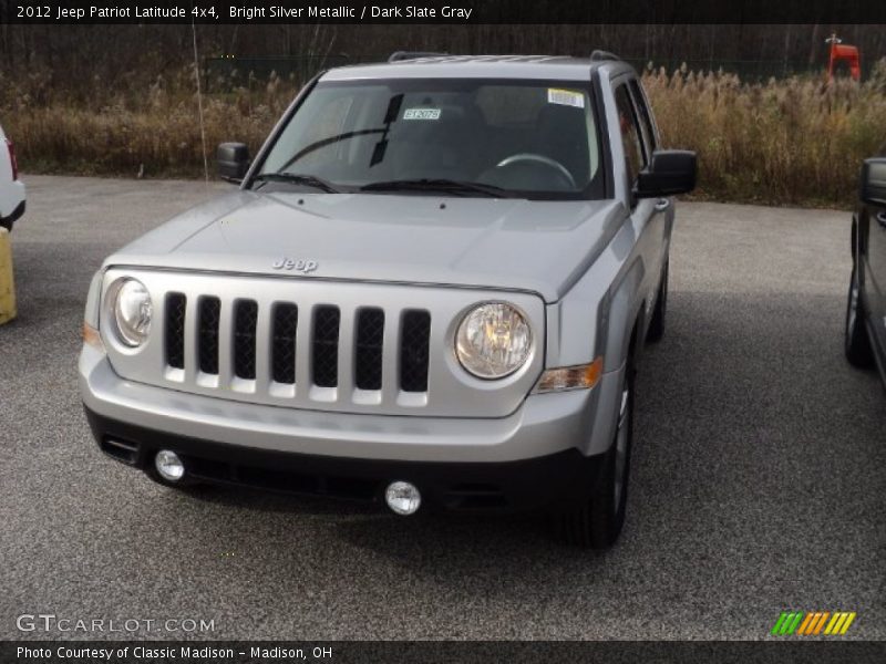 Bright Silver Metallic / Dark Slate Gray 2012 Jeep Patriot Latitude 4x4