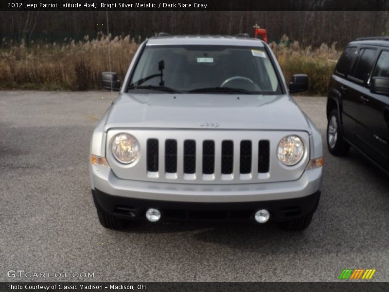 Bright Silver Metallic / Dark Slate Gray 2012 Jeep Patriot Latitude 4x4