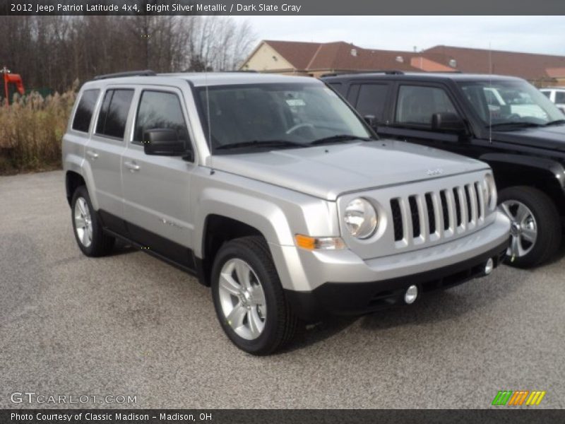 Bright Silver Metallic / Dark Slate Gray 2012 Jeep Patriot Latitude 4x4