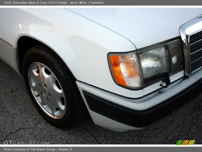 Arctic White / Palomino 1992 Mercedes-Benz E Class 300 E Sedan