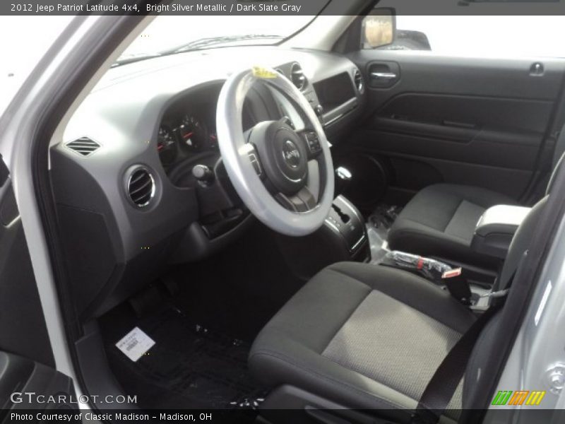 Bright Silver Metallic / Dark Slate Gray 2012 Jeep Patriot Latitude 4x4