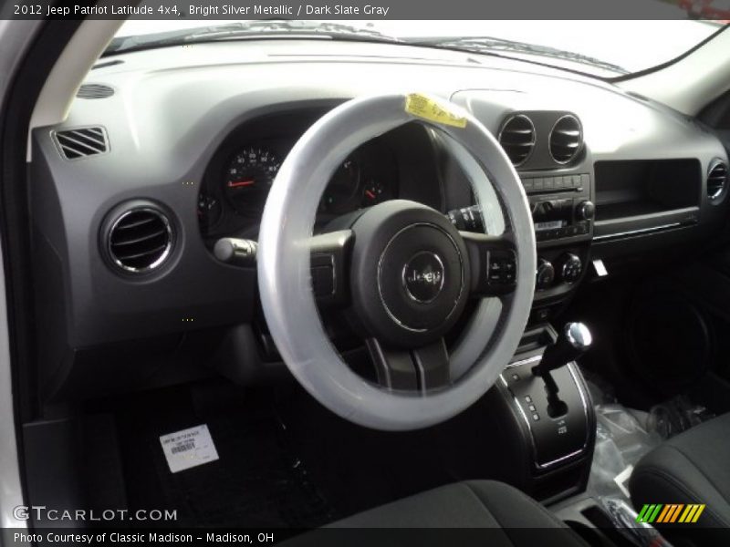 Bright Silver Metallic / Dark Slate Gray 2012 Jeep Patriot Latitude 4x4