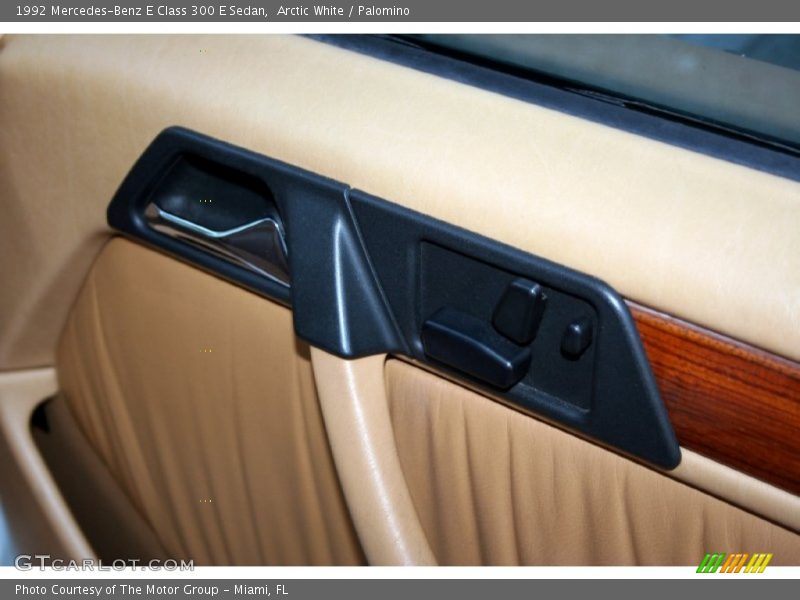 Arctic White / Palomino 1992 Mercedes-Benz E Class 300 E Sedan