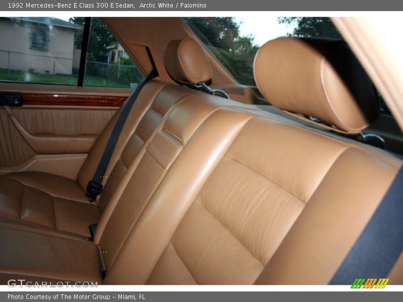 Arctic White / Palomino 1992 Mercedes-Benz E Class 300 E Sedan