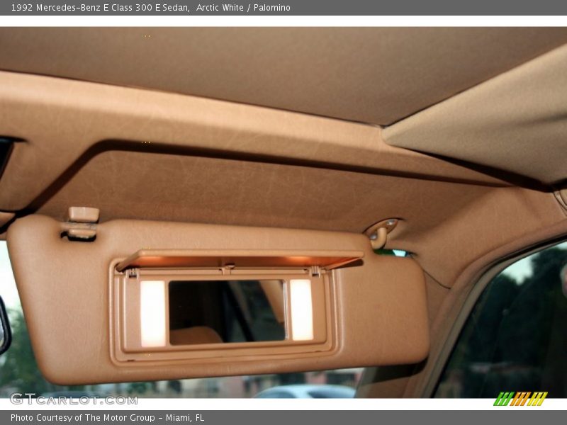 Arctic White / Palomino 1992 Mercedes-Benz E Class 300 E Sedan