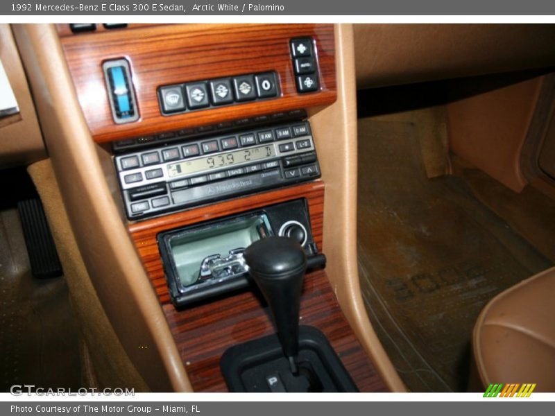 Controls of 1992 E Class 300 E Sedan