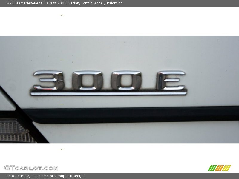 Arctic White / Palomino 1992 Mercedes-Benz E Class 300 E Sedan