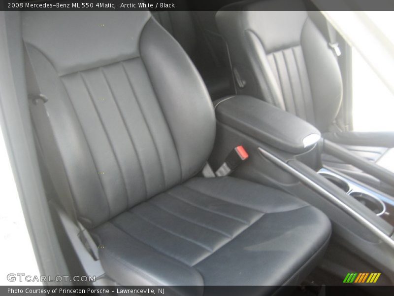 Arctic White / Black 2008 Mercedes-Benz ML 550 4Matic
