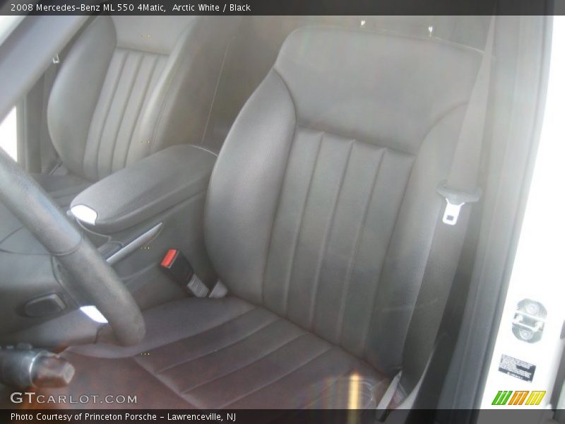 Arctic White / Black 2008 Mercedes-Benz ML 550 4Matic