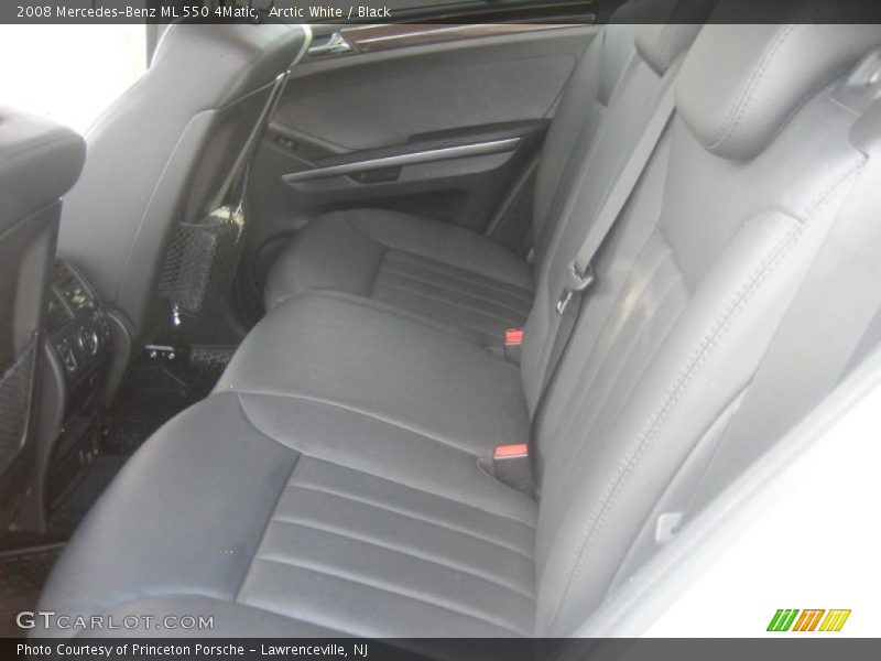 Arctic White / Black 2008 Mercedes-Benz ML 550 4Matic