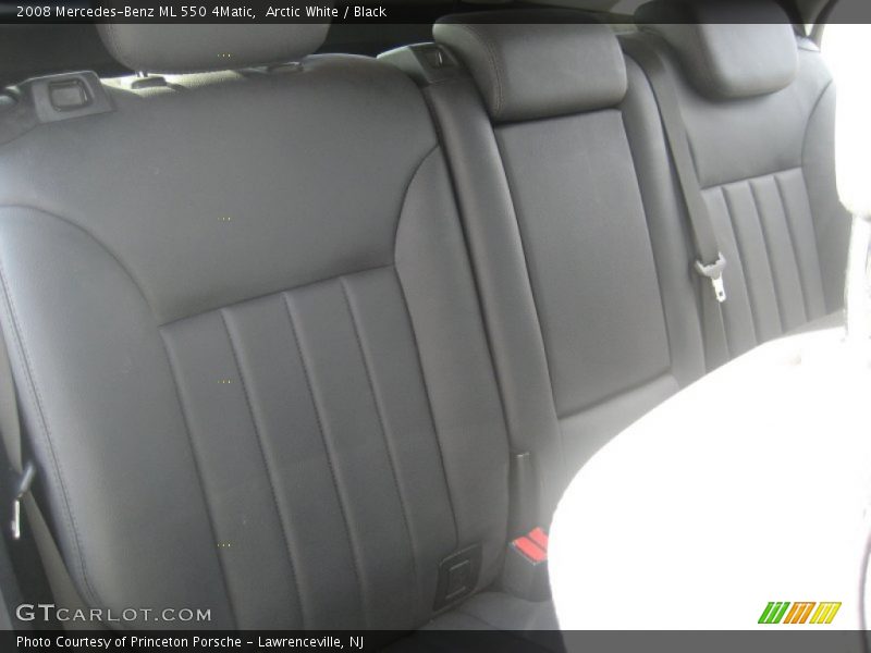 Arctic White / Black 2008 Mercedes-Benz ML 550 4Matic