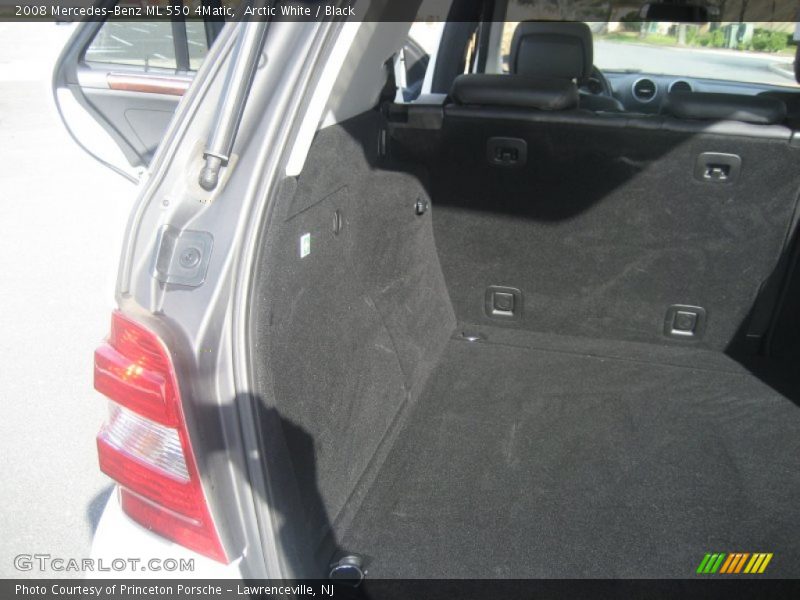 Arctic White / Black 2008 Mercedes-Benz ML 550 4Matic