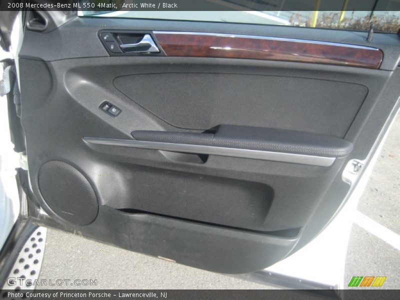 Arctic White / Black 2008 Mercedes-Benz ML 550 4Matic