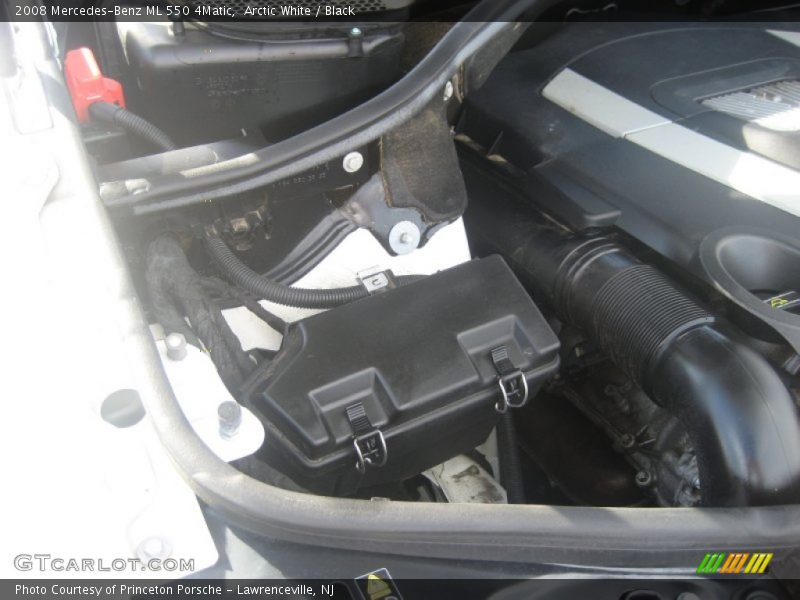 Arctic White / Black 2008 Mercedes-Benz ML 550 4Matic