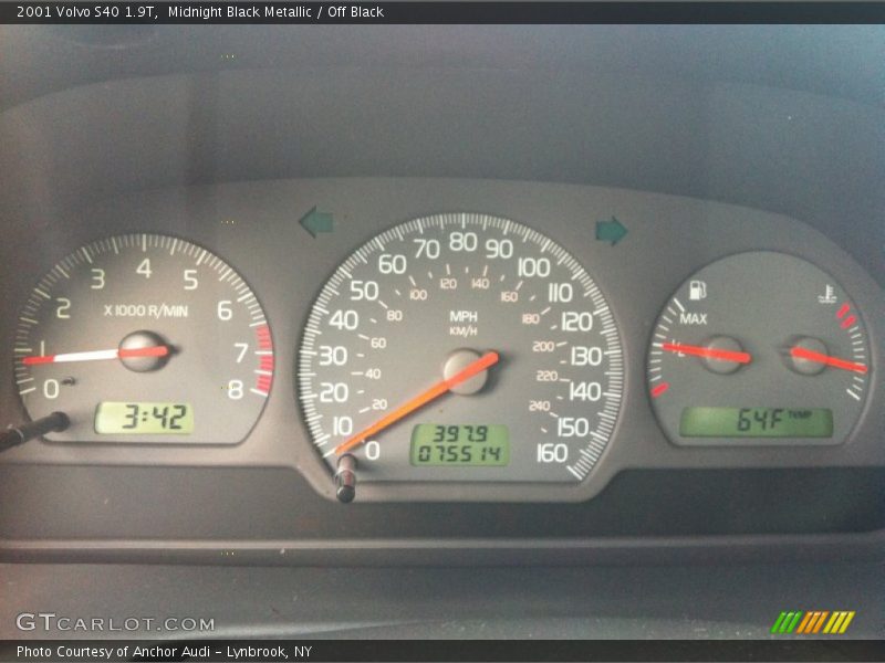  2001 S40 1.9T 1.9T Gauges