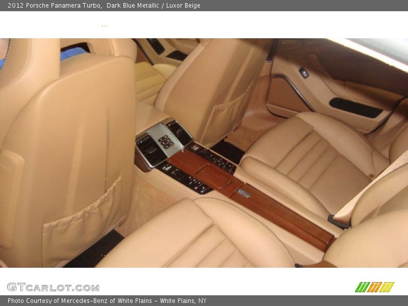 Dark Blue Metallic / Luxor Beige 2012 Porsche Panamera Turbo