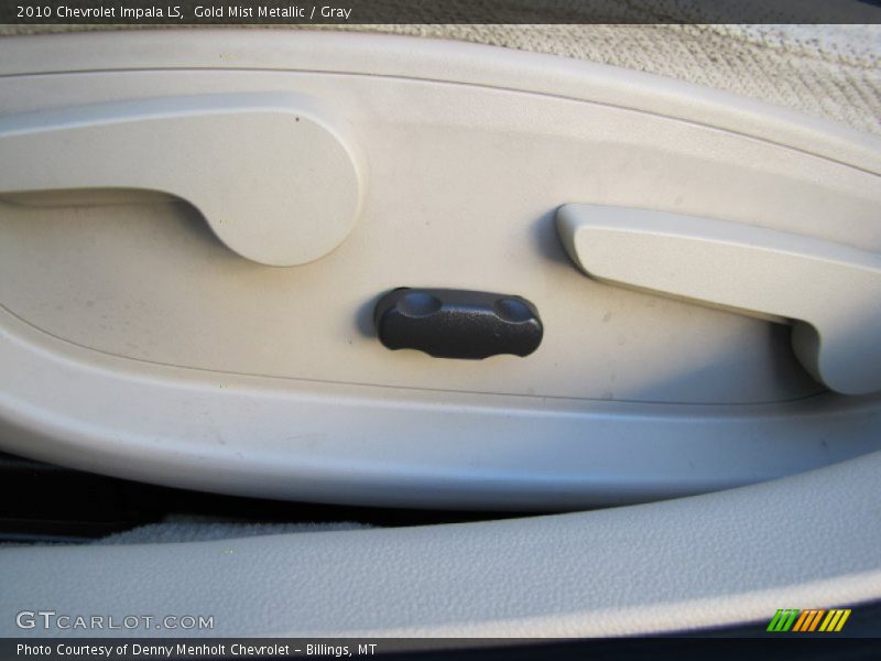 Gold Mist Metallic / Gray 2010 Chevrolet Impala LS