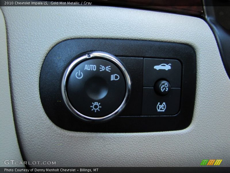 Gold Mist Metallic / Gray 2010 Chevrolet Impala LS