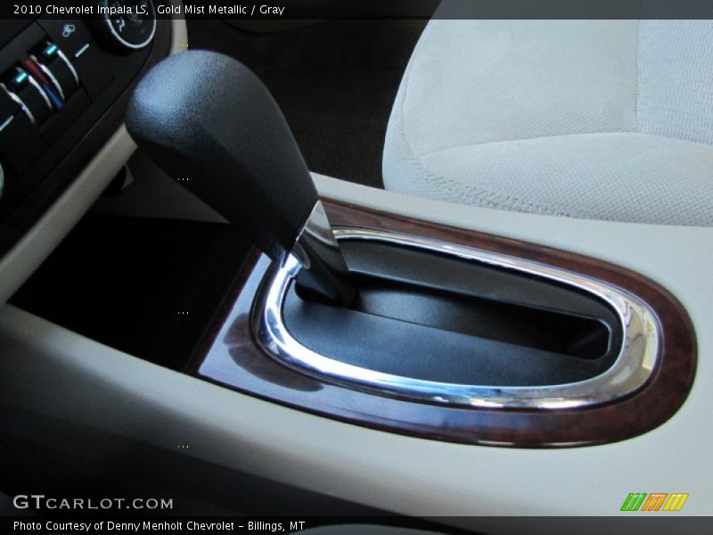 Gold Mist Metallic / Gray 2010 Chevrolet Impala LS